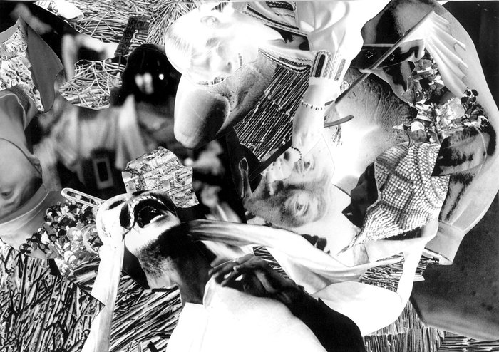 Te creen para siempre sumergida, 2011. Collage sobre papel, 29 × 40 cm