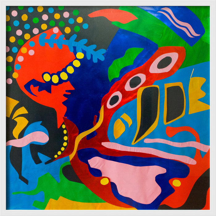 Carnaval. Composición VII, 2015. Collage sobre papel, 80 × 80 cm