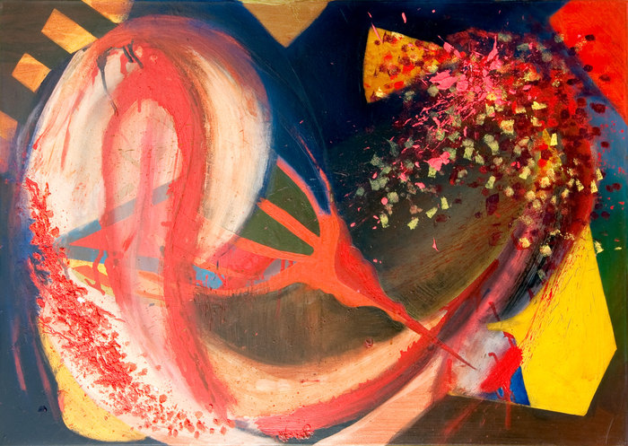 El Congreso. La soledad, 2008. Óleo sobre lienzo, 70 × 100 cm