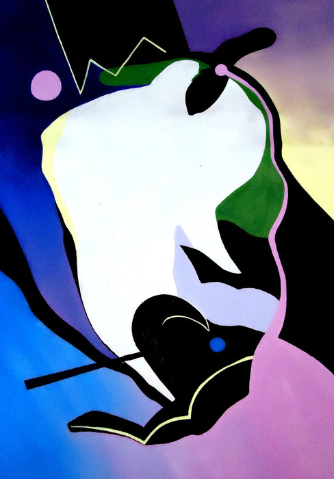 La metamorfosis II, 2016. Óleo sobre lienzo, 70 × 100 cm