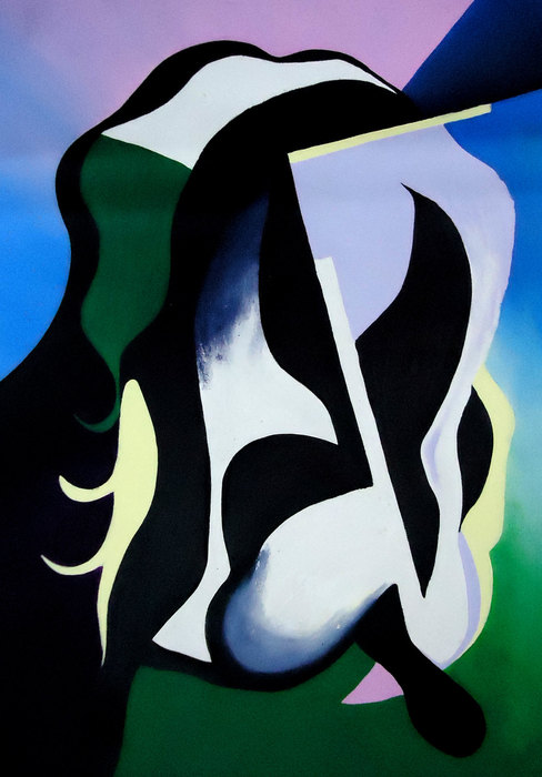 La metamorfosis IV, 2016. Óleo sobre lienzo, 70 × 100 cm