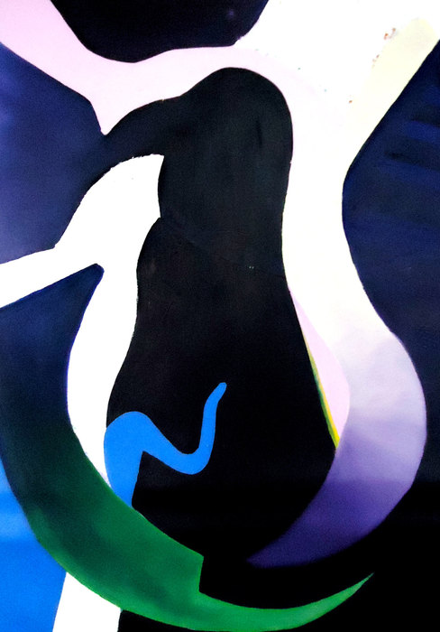 La metamorfosis VI, 2016. Óleo sobre lienzo, 70 × 100 cm