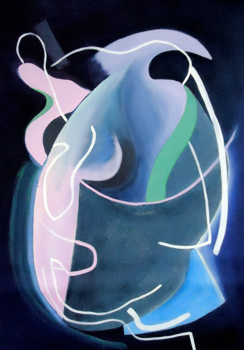 La metamorfosis VIII, 2016. Óleo sobre lienzo, 70 × 100 cm