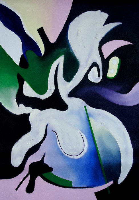 La ira V, 2016. Óleo sobre lienzo, 70 × 100 cm