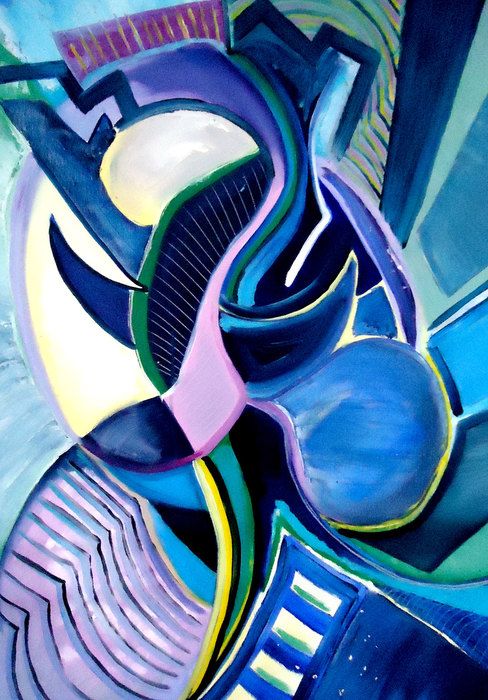 La ira IX, 2016. Óleo sobre lienzo, 70 × 100 cm