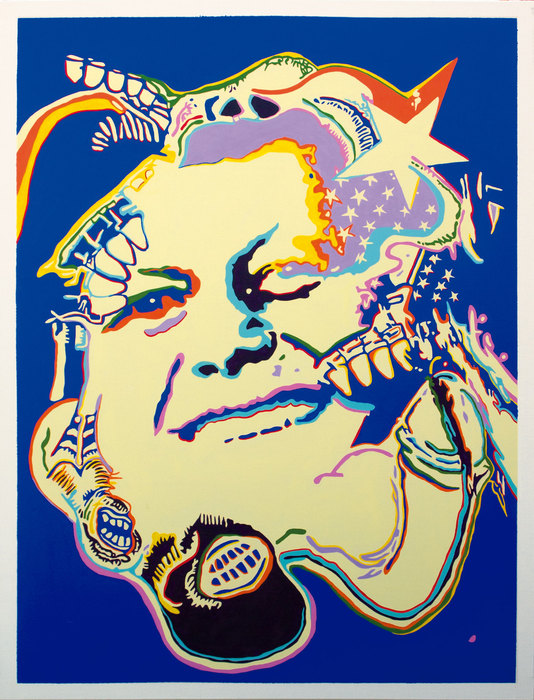 John F. Kennedy, 2020. Óleo sobre lienzo, 97 × 130 cm
